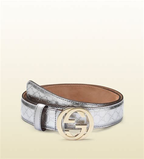 gucci belts silver|Gucci belt silver buckle women.